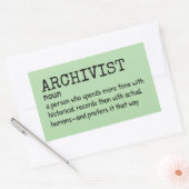 Archivist Job Humor Sticker (Envelop)