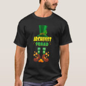 Archivist Squad Funny Irish St Patrick Day T-shirt (Voorkant)