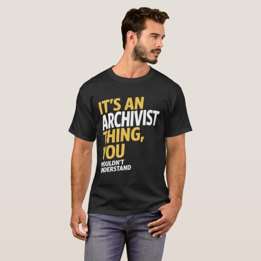 Archivist Thding T-shirt (Voorkant volledig)