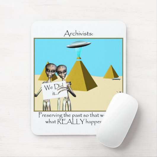 Archivisten - Behoud van het verleden (Aliens) Muismat (Met muis)