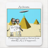 Archivisten - Behoud van het verleden (Aliens) Muismat (Voorkant)