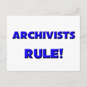 Archivistenregel! Briefkaart