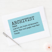 Archivistische definitie Humor Sticker (Envelop)