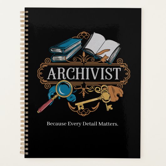 Archivistische gift – omdat elk detail belangrijk  planner (Voorkant)