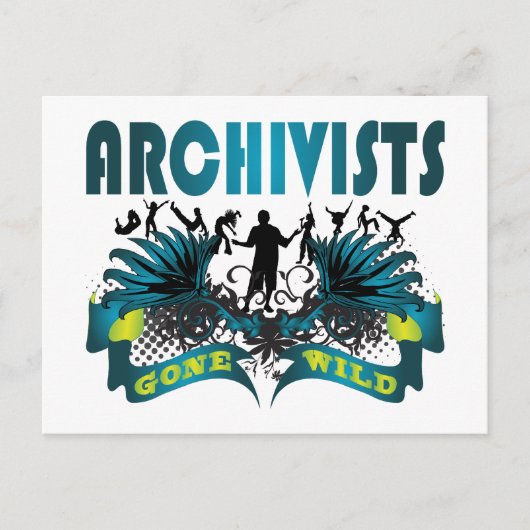 Archivists Gone Wild Briefkaart (Voorkant)