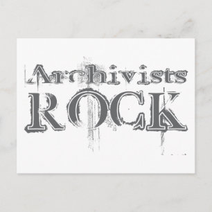 Archivists Rock Briefkaart