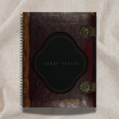 Archivist's Vault: Stray Verses Leather Journal Notitieboek