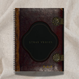 Archivist's Vault: Stray Verses Leather Journal Notitieboek