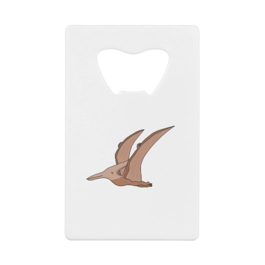 Archosaurs Pterosaur Creditkaart Flessenopener (Voorkant)