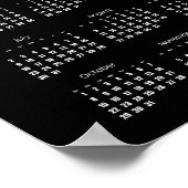 Archtop Gitaar Kalender Poster 2017 (Hoek)