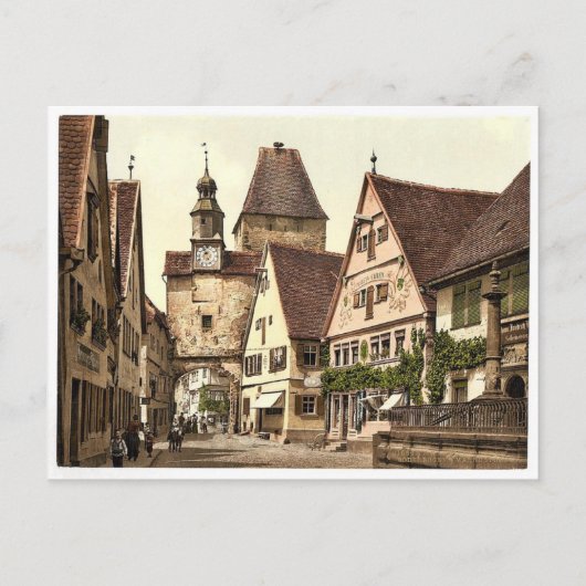 Archway and St. Mark's Tower, Rothenburg (d.w.z. o Briefkaart (Voorkant)