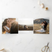 Archway Elopement Photo Gallery Drieluik Uitnodiging