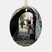 Archway in Obidos Portugal Keramisch Ornament (Rechts)