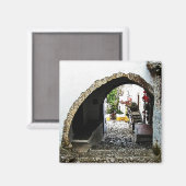 Archway in Obidos Portugal Magneet (Voorkant / Achterkant)