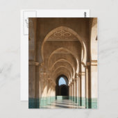 Archway te Hassan II Mosque, Casablanca, Marokko Briefkaart (Voorkant / Achterkant)