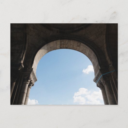 Archway Uitzicht vanaf Sacré-Coeur, Parijs Briefkaart (Voorkant)