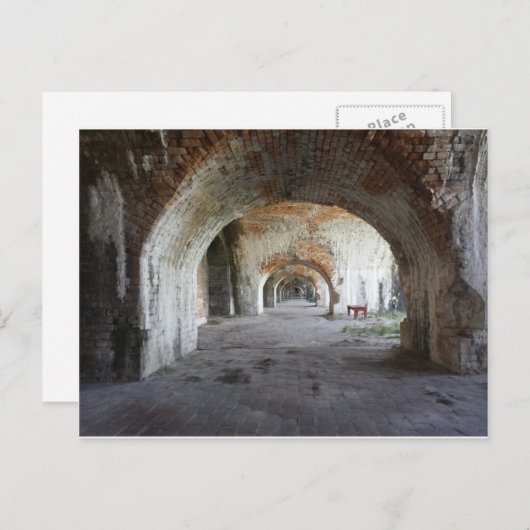 Archways Ft. Pickens, Florida Briefkaart (Voorkant / Achterkant)