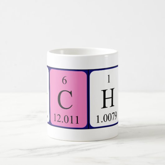 Archy periodieke lijstnaam mok (Center)