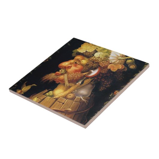 Arcimboldo Autumn Tile Tegeltje (Zijkant)