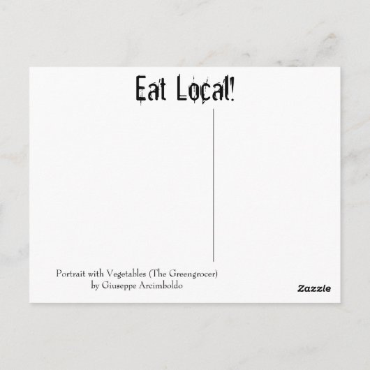 Arcimboldo Briefkaart (Achterkant)