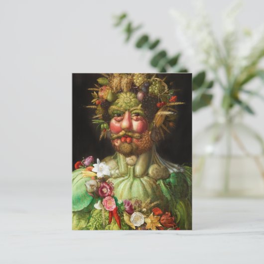 Arcimboldo Rudolf II Briefkaart (Staand voorkant)