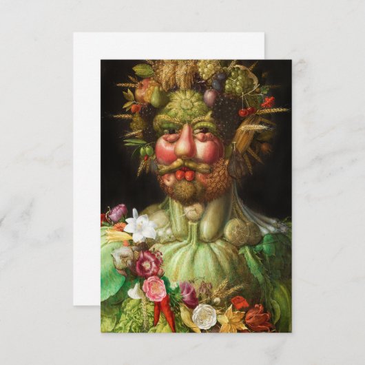 Arcimboldo Rudolf II Kaart (Voorkant / Achterkant)