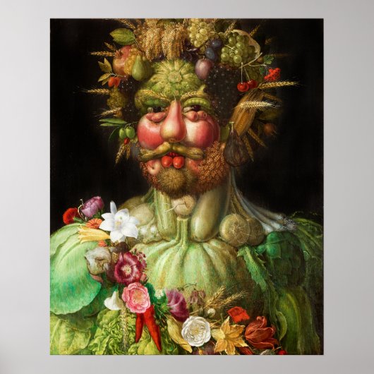 Arcimboldo Rudolf II Poster (Voorkant)