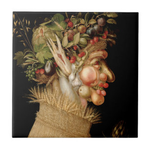 Arcimboldo Summer Tile Tegeltje