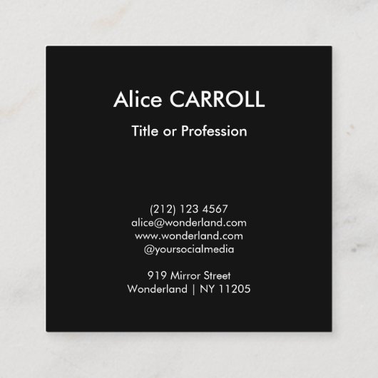 Arcimboldo - Vier seizoenen in één hoofd - QR-code Vierkante Visitekaartje (Achterkant)