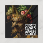 Arcimboldo - Vier seizoenen in één hoofd - QR-code Vierkante Visitekaartje (Voorkant)