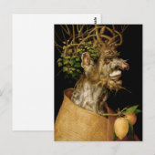 Arcimboldo Winter Briefkaart (Voorkant / Achterkant)