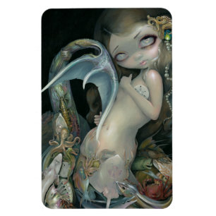 "Arcimboldo Zeemeermin" Flex Magnet Magneet