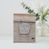arco di tito stone briefkaart (Staand voorkant)