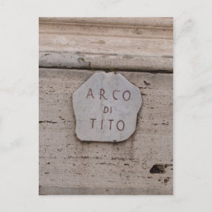 arco di tito stone briefkaart