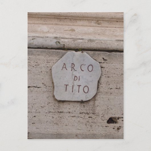 arco di tito stone briefkaart (Voorkant)