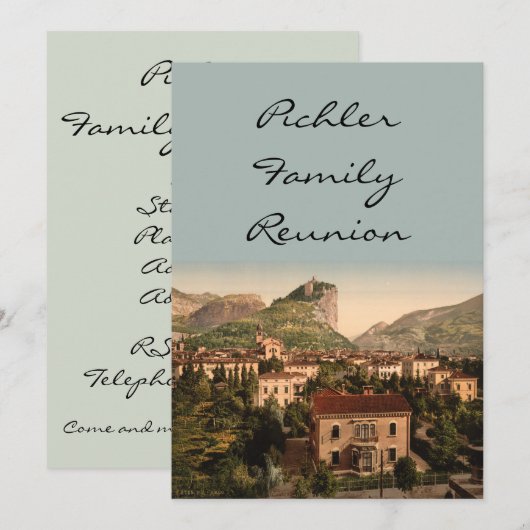 Arco III, Trentino-Alto Adige, Italië Kaart (Voorkant / Achterkant)