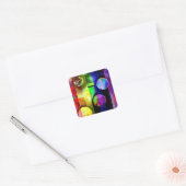 Arcobaleno 136 vierkante sticker (Envelop)