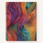 Arcoíris Arremolinado Notitieboek (Voorkant)