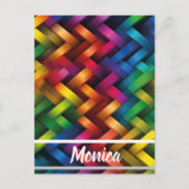 Arcoíris de Geometría Vibrante Briefkaart (Voorkant)