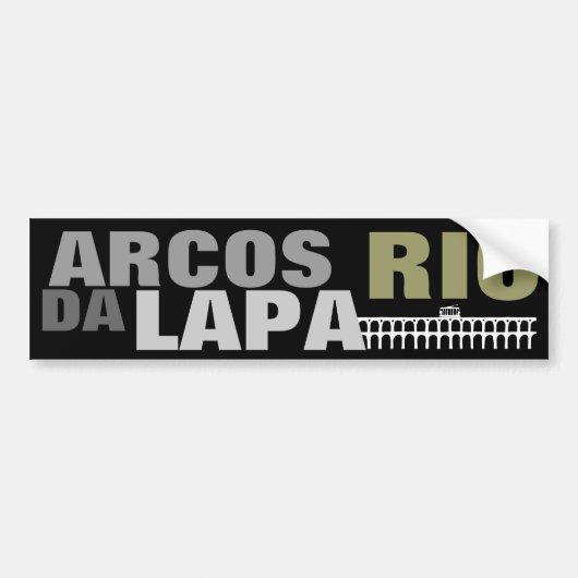 ARCOS DA LAPA - RIO BUMPERSTICKER (Voorkant)