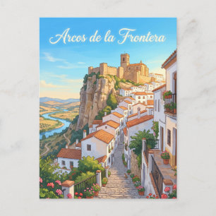 Arcos de la Frontera Spanje Briefkaart