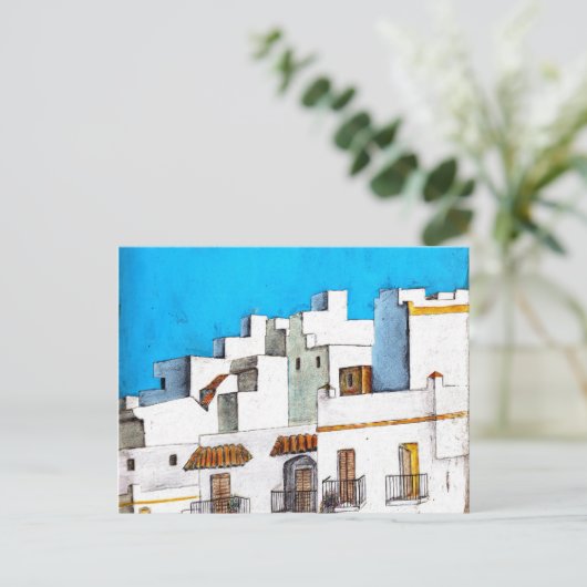 Arcos de la Frontera Spanje Briefkaart (Staand voorkant)