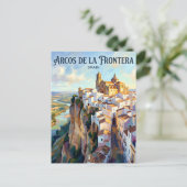 Arcos de la Frontera Spanje Briefkaart (Staand voorkant)