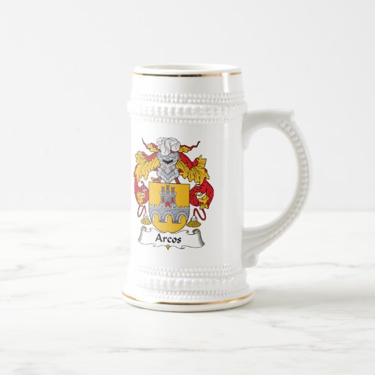 Arcos Family Crest Bierpul (Rechts)