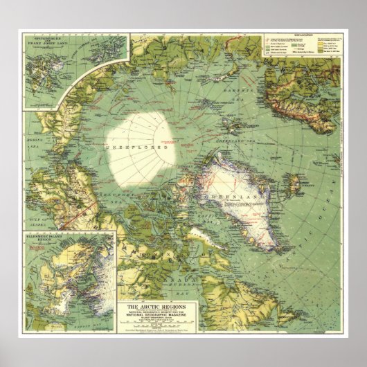 "Arctic: 1925 - The Arctic Region ... Poster (Voorkant)