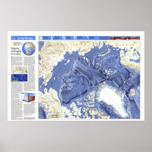 " Arctic: 1990/hedendaags - gedetailleerde Ocean F Poster (Voorkant)
