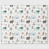 Arctic Adventure Noorderlicht Cadeaupapier (Vlak)