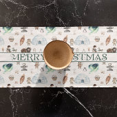 Arctic Adventure Noorderlicht Woud Korte Tafelloper