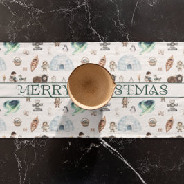 Arctic Adventure Noorderlicht Woud Korte Tafelloper