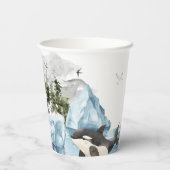 Arctic Adventure verjaardagsfeestje Papieren Bekers (Achterkant)